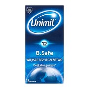alt Unimil B.Safe, prezerwatywy lateksowe, 12 szt.