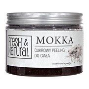 alt Fresh&Natural, cukrowy peeling do ciała, mokka, 550 g