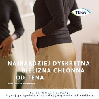 Tena Silhouette Plus, majtki chłonne, White, rozmiar M, 12 szt.