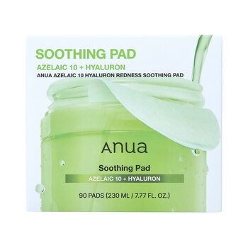 Anua Azelaic 10 + Hyaluron Redness Soothing, płatki tonizujące do twarzy, 90 szt.