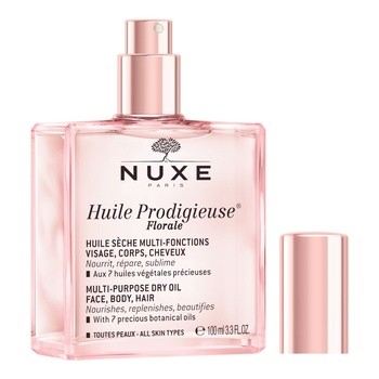 Nuxe Huile Prodigieuse Florale, wielofunkcyjny suchy olejek do pielęgnacji twarzy, ciała i włosów, 100 ml