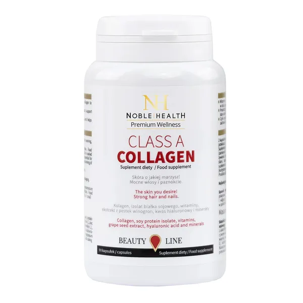 Kolagen rybi 800mg 90 kapsułek [Noble Health] - Noble Health