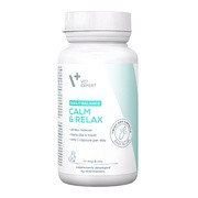 Vet Expert Calm&relax, preparat na objawy stresu dla psów i kotów, kapsułki twist-off, 30 szt. https://azcdn.doz.pl/image/d/product/131ff922-scale-180x180.png