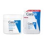 Zestaw CeraVe, nawilżający balsam do twarzy i ciała z ceramidami do skóry suchej i bardzo suchej, 454 g + opakowanie uzupełniające refill, 454 g