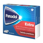 Panadol Extra, 500 mg+65 mg, tabletki powlekane, 12 szt.