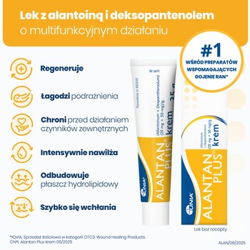 Alantan Plus, (20 mg+50 mg/g), krem, 35 g