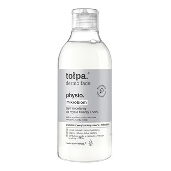 Tołpa dermo face physio. mikrobiom, płyn micelarny do twarzy i okolic oczu, 400 ml