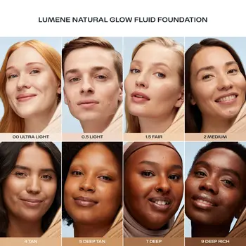 Lumene Natural Glow, podkład rozświetlający SPF 20, 1,5 Fair, 30 ml