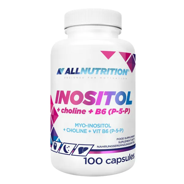 Inozytol + Cholina + Witamina B6 365mg 100 kapsułek [ALLNUTRITION] - ALLNUTRITION