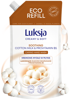 Luksja, mydło w płynie, Cotton, 400 ml