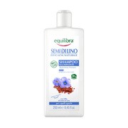 Equilibra, szampon rozświetlający z lnem, 250 ml