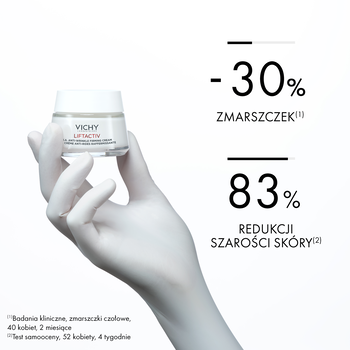 Vichy Liftactiv H.A., przeciwzmarszczkowy krem ujędrniający z kwasem hialuronowym do skóry suchej, 50 ml