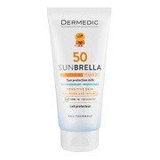 Dermedic Sunbrella, mleczko ochronne dla dzieci i niemowlat od 1. miesiaca zycia, SPF 50, 100 ml https://azcdn.doz.pl/image/d/product/b7e9c166-scale-180x180.png