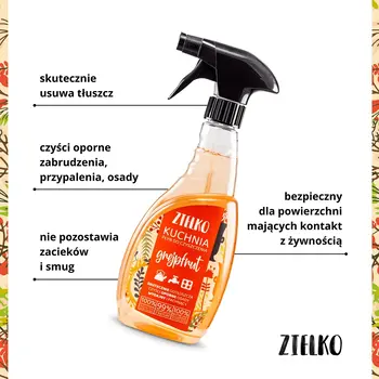 Zielko, Płyn do kuchni, grejpfrut, 500 ml