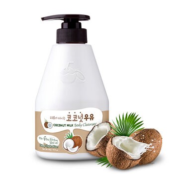 Kwailnara Coconut Milk Cleanser, żel do mycia ciała, mleczny, 560 g