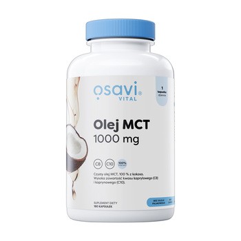 Osavi Olej MCT 1000 mg, kapsułki miękkie, 180 szt.