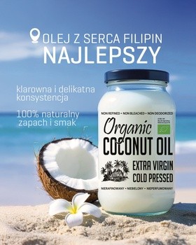 Diet-Food, Bio Olej Kokosowy Extra Virgin, 1000 ml
