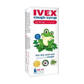 Ivex, syrop na kaszel suchy i mokry, 100 ml
