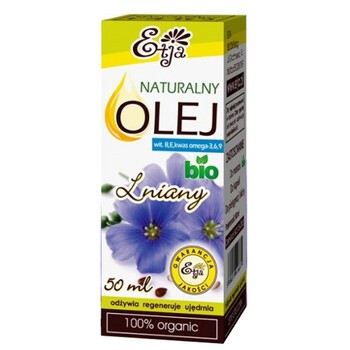 Olej lniany, 50 ml (Etja)