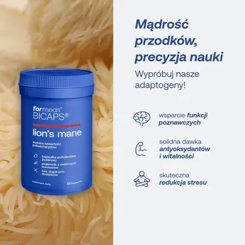 Formeds Bicaps lion's mane, kapsułki, 60 szt.