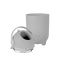 Lionelo Purebin Grey, kosz na pieluchy, 1 szt.