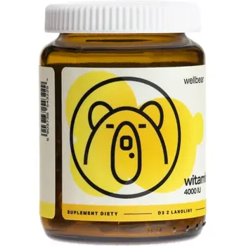 Wellbear Witamina D3 4000 IU, kapsułki, 120 szt.