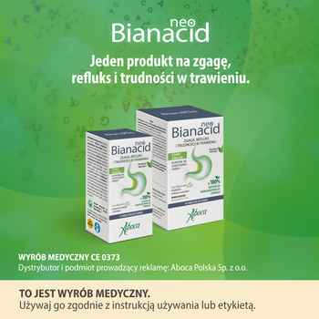 NeoBianacid Nadkwaśność i Refluks, tabletki do ssania, 45 szt.