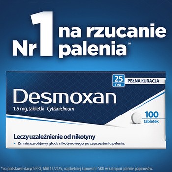 Desmoxan, 1,5 mg, tabletki powlekane, 100 szt.