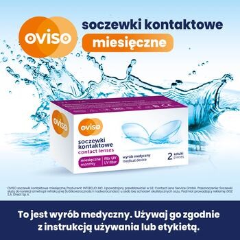 Oviso, soczewki kontaktowe, miesięczne