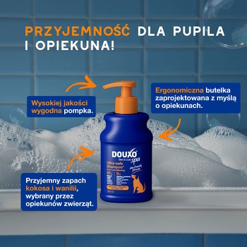 Douxo Spa 2in1, ultra-bezpieczny szampon z odżywką dla psów, 250 ml