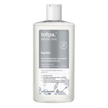 Tołpa dermo hair, trychologiczny szampon przeciwłupieżowy, 250 ml