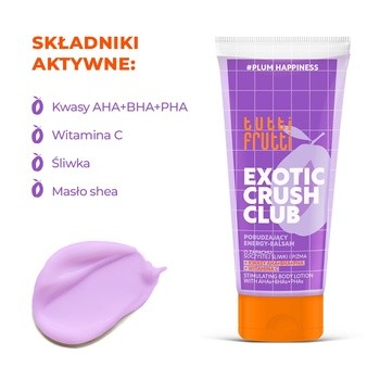 Farmona Tutti Frutti #PlumHappiness, pobudzające balsam do ciała, 200 ml