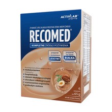 RecoMed Drink, saszetki z proszkiem, smak orzechowy, 6 szt. x 65 g