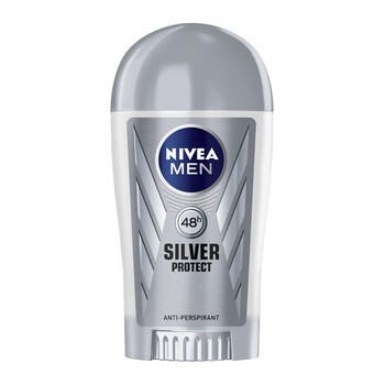 Nivea Men Silver Protect 48h, antyperspirant, sztyft, 40 ml 