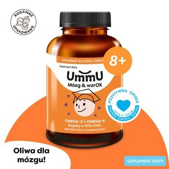 UmmU Mózg & wzrOK 8+, kapsułki miękkie, 240 szt.