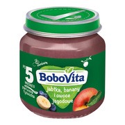 BoboVita, jabłka, banany i owoce jagodowe, 5 m+, 125 g https://azcdn.doz.pl/image/d/product/5904a78b-scale-180x180.png