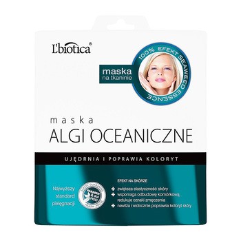 L`Biotica Maska Algi Oceaniczne na tkaninie, 23 ml
