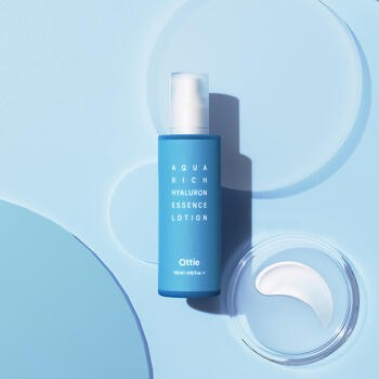 Ottie Aqua Rich Hyaluron Essence, intensywnie nawilżająca esencja do twarzy, 120 ml