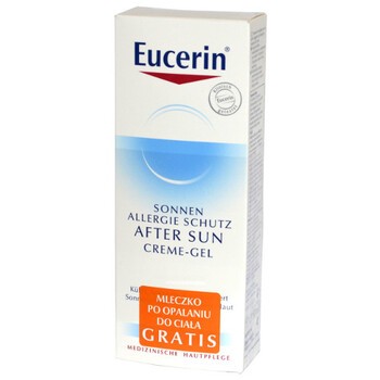 Zestaw Promocyjny Eucerin Ochrona Przeciwsłoneczna, krem-żel po opalaniu + mleczko po opalaniu GRATIS