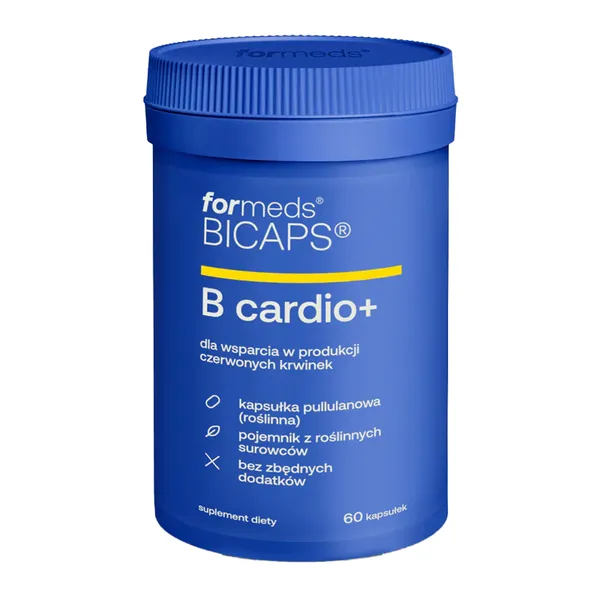Witaminy B6 B12 Foliany 60 kapsułek [Formeds Bicaps] - Formeds Bicaps