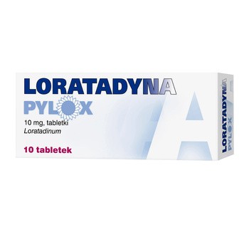 Loratadyna Pylox, 10 mg, tabletki, 10 szt.