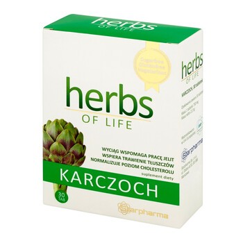 Herbs of Life, Karczoch, tabletki, 30 szt.