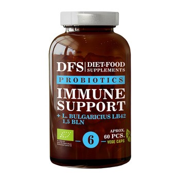 Diet-Food, Probiotics Immune Support + L. Bulgaricus LB425, kapsułki, 60 szt.