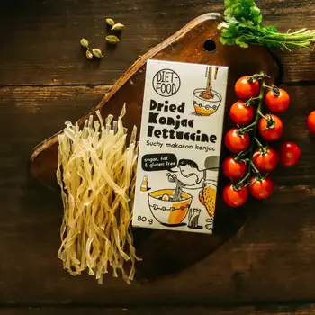 Diet-Food, suchy makaron konjac shirataki, fettucine, 80 g