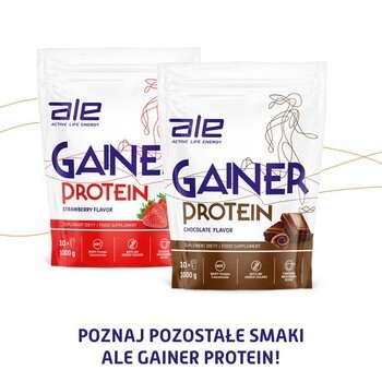 Zestaw 3 x ALE Gainer Protein Vanilla Flavor