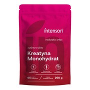 Intenson Kreatyna Monohydrat, smak: truskawka-arbuz, proszek, 260 g