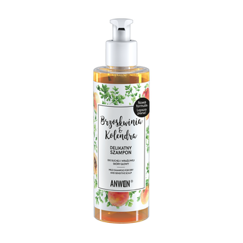 Anwen Brzoskwinia i Kolendra, delikatny szampon, 200 ml
