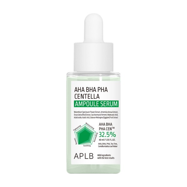 APLB APLB AHA BHA PHA Centella Ampoule, serum do twarzy, 40 ml — Składniki i ocena