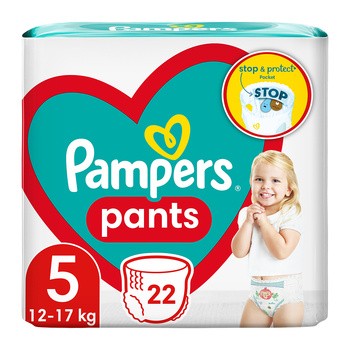 Pampers Pants 5 (12−17 kg), pieluchomajtki jednorazowe, 22 szt.