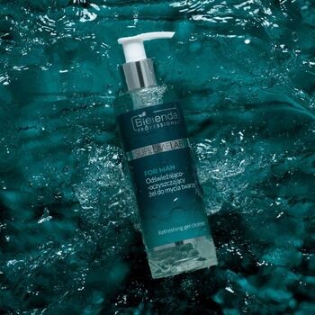 Bielenda Professional SupremeLab For Man, odświeżająco-oczyszczający żel do mycia twarzy, 200 ml